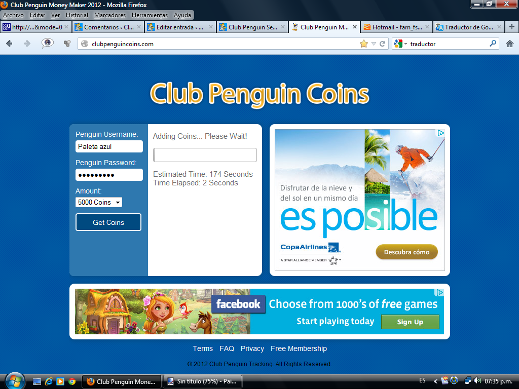 club penguin money maker error